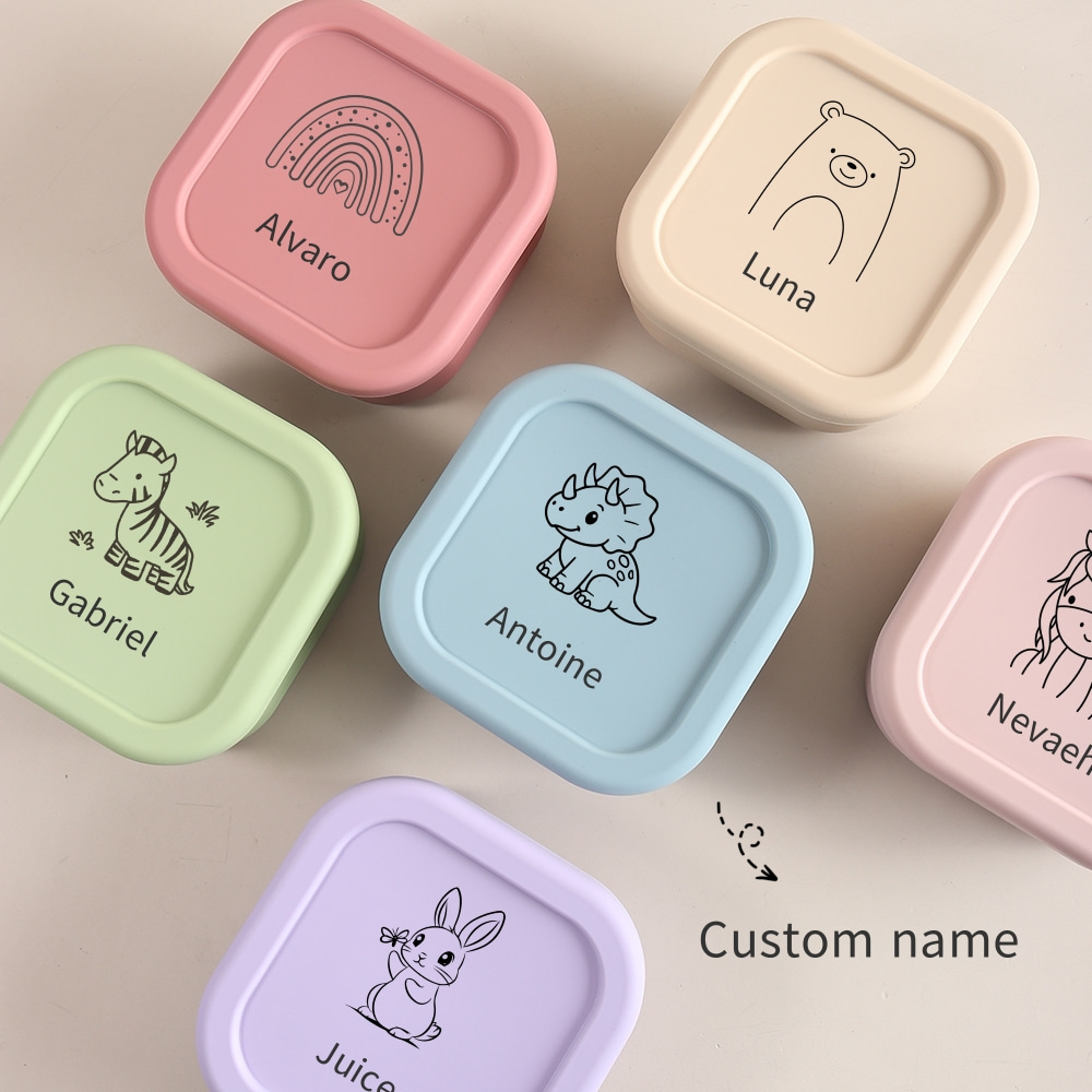 Baby Food Jars With Lids - Personalisierter Name oder Muster 1 Stück