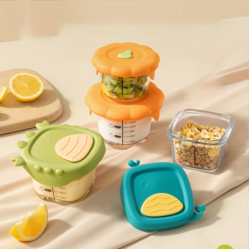 Baby Food Jars With Lids - 120/180 ml Babynahrungsbehälter aus Glas mit