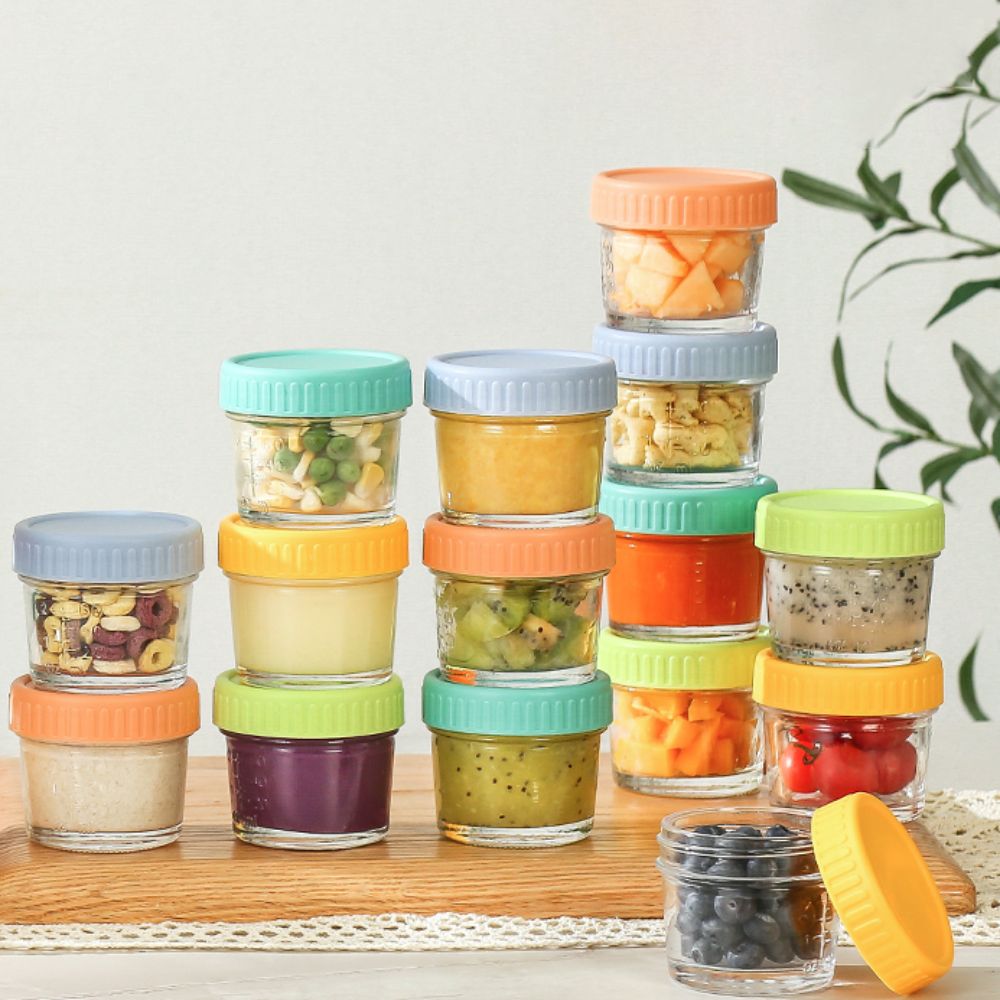 6 Stück Glas-Babynahrungsgläse – Baby Food Jars With Lids Bewertung und Preis