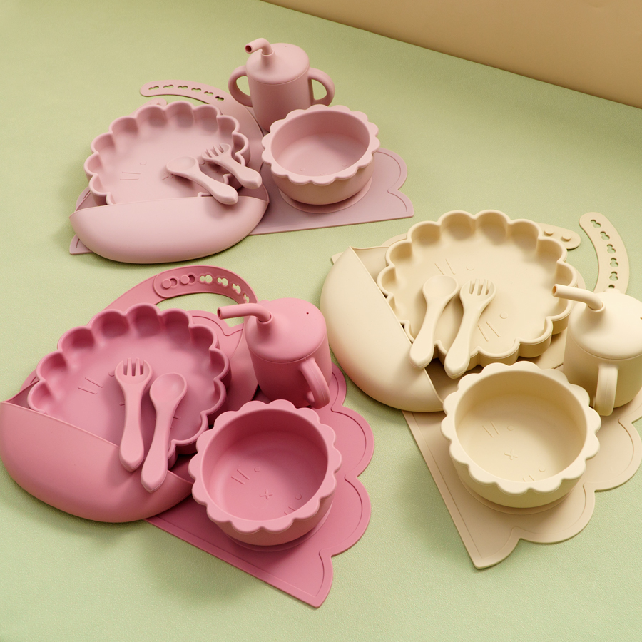 7PCS Baby Silikon Geschirr Set – Baby Food Menu Bewertung und Preis
