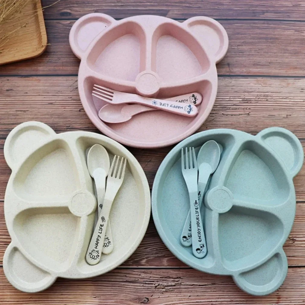 3 Teile/satz Weizen Stroh Baby – Baby Food Menu Bewertung und Preis